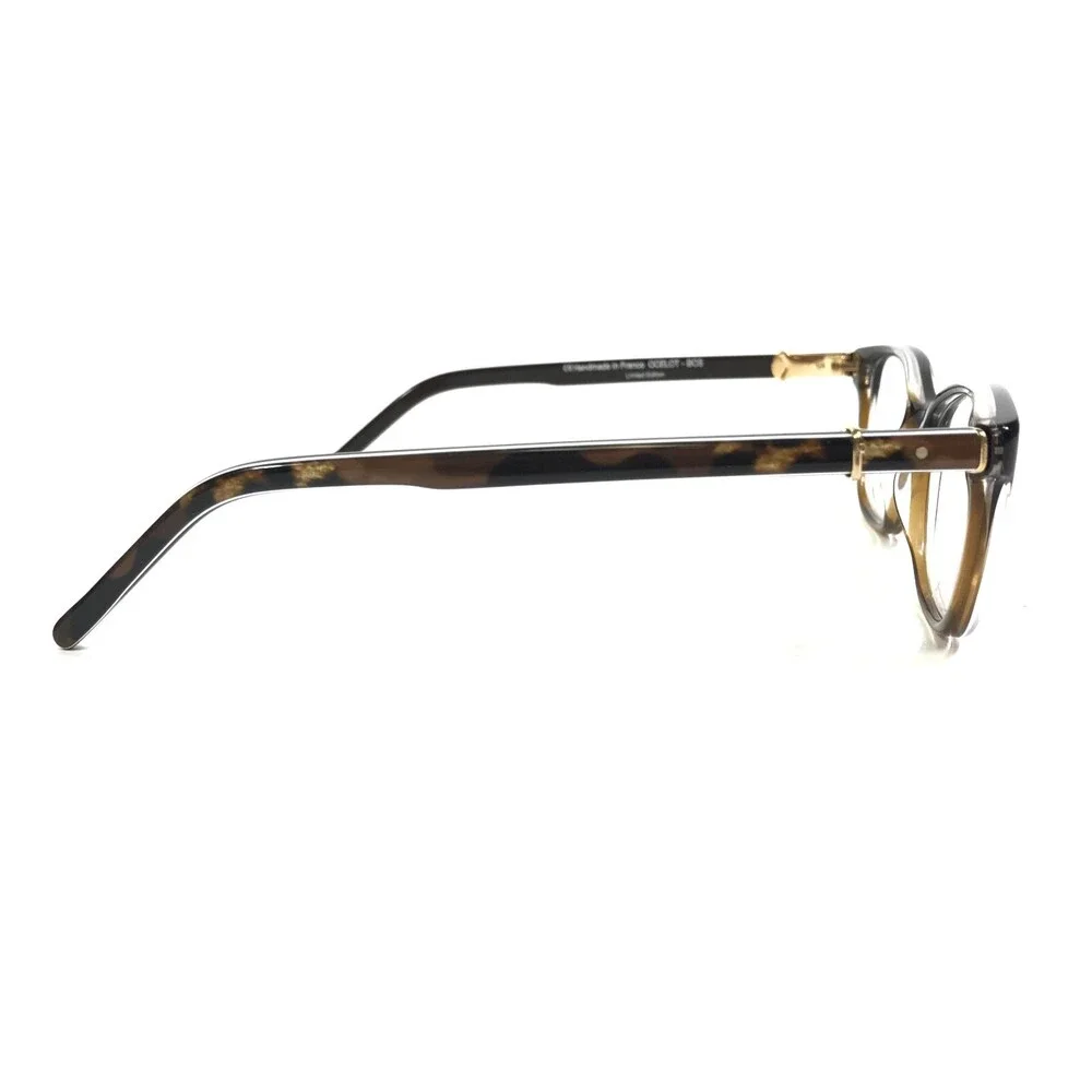 Robert Marc Eyeglasses Frames OCELOT-BCS Black Brown Square Horn Rim 47-18-135